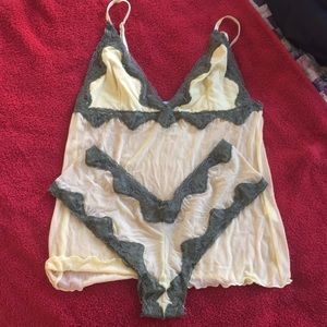 Camisole-underwear set, vintage style